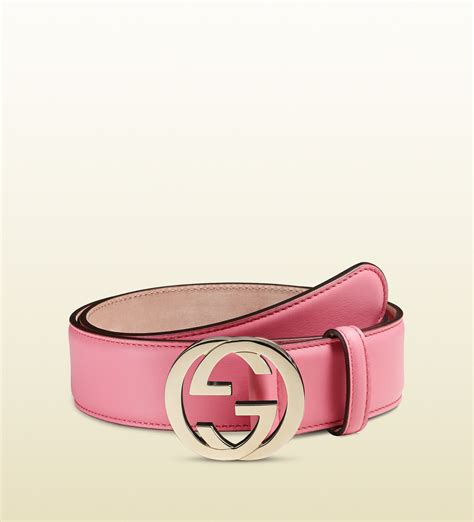 pink belt gucci|Gucci light pink leather belt.